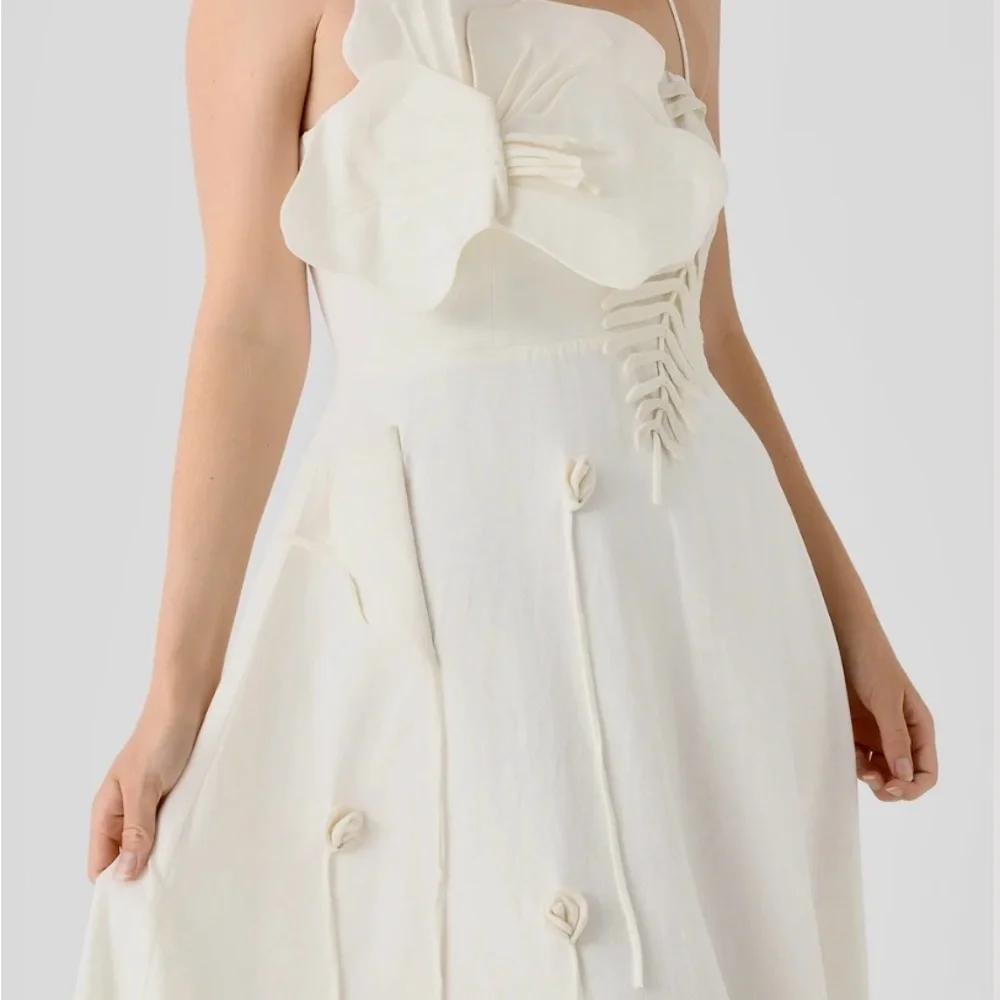 FARM Rio Red Midi Dress - Picture 4 of 7